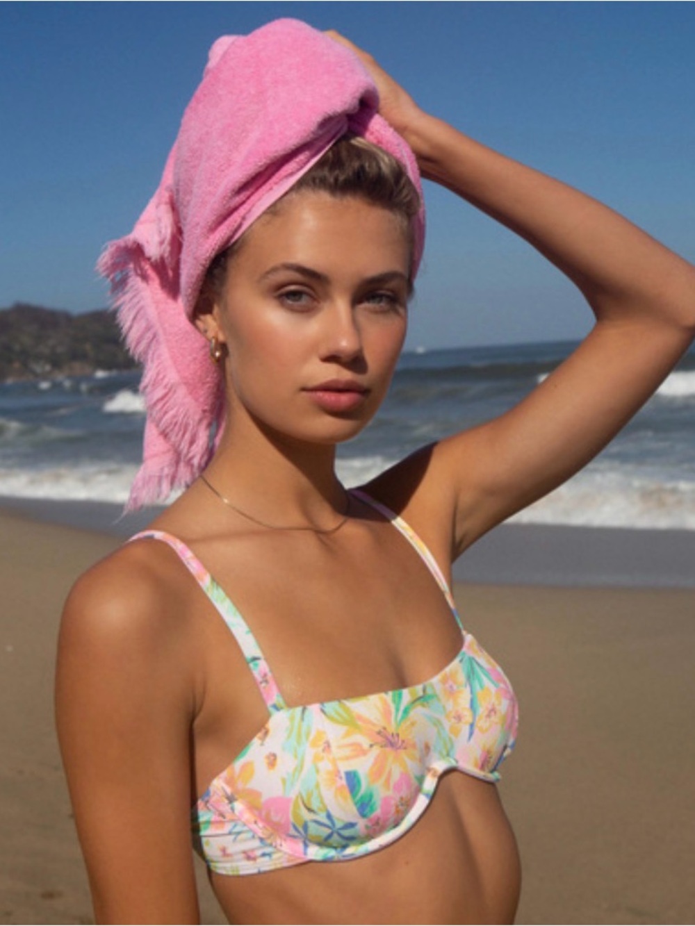Billabong L Sweet Tropics Underwire Bikini Top Floral